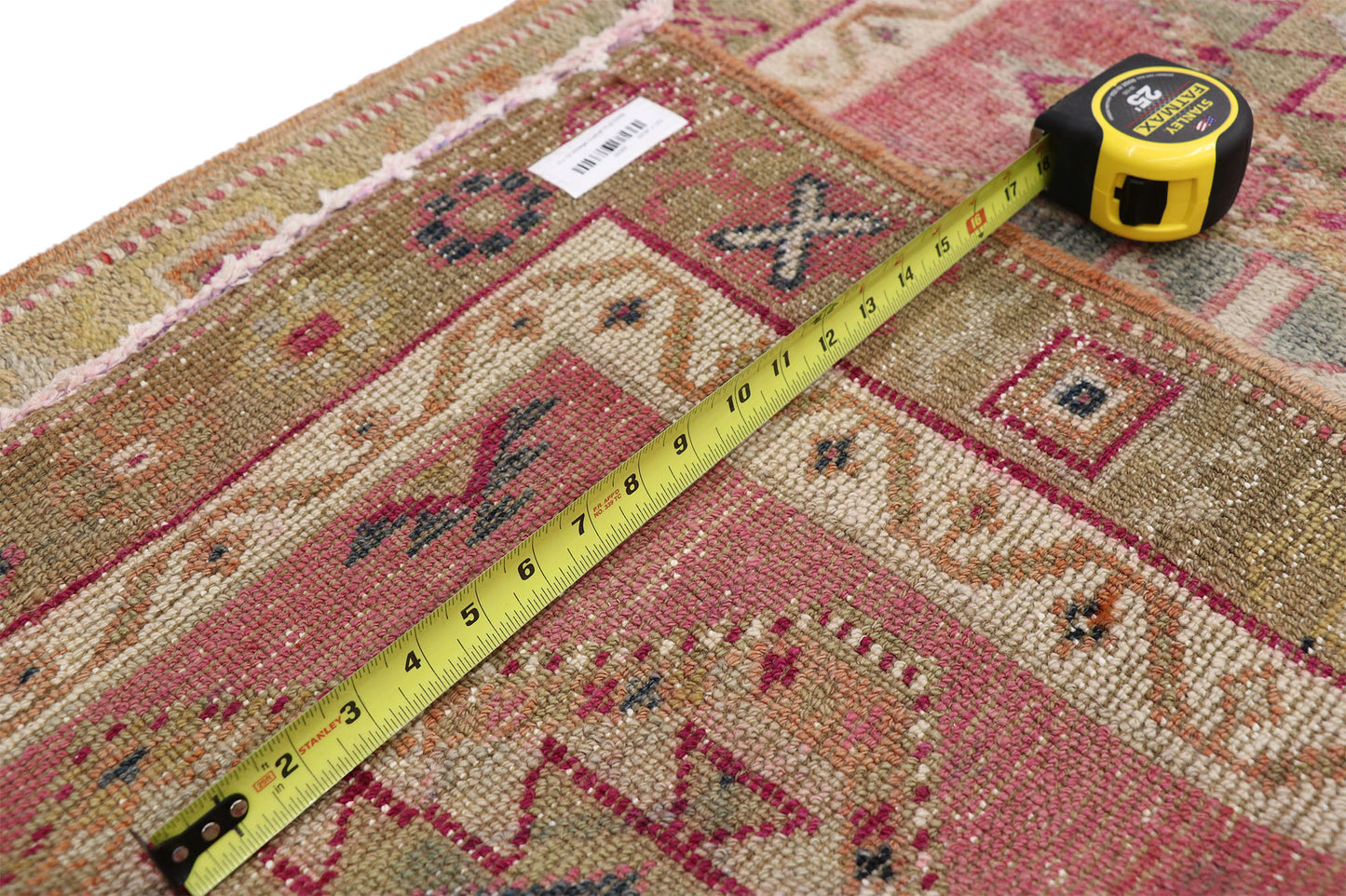 3 x 12 Vintage Turkish Oushak Rug 52059