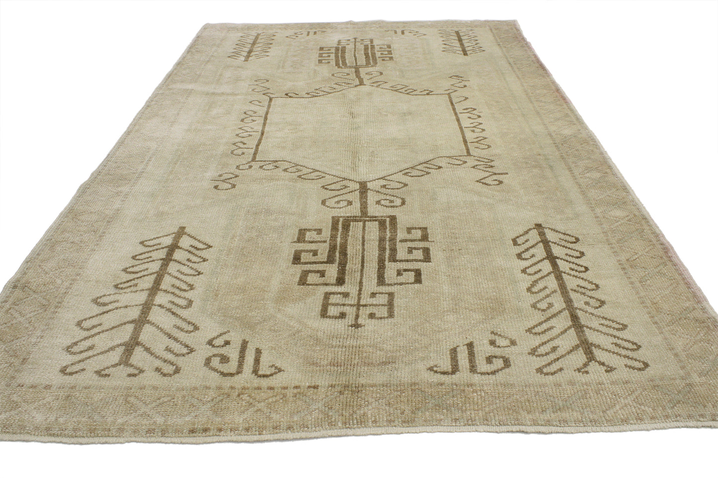 5 x 8 Vintage Oushak Rug 52069