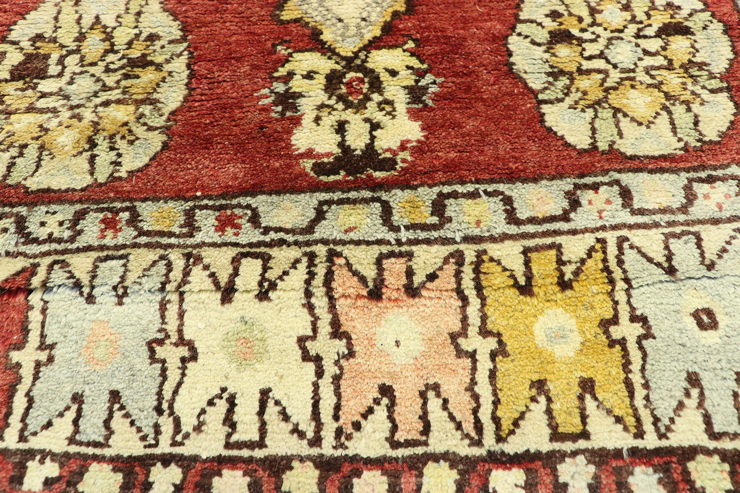 4 x 10 Vintage Turkish Oushak Runner 52121