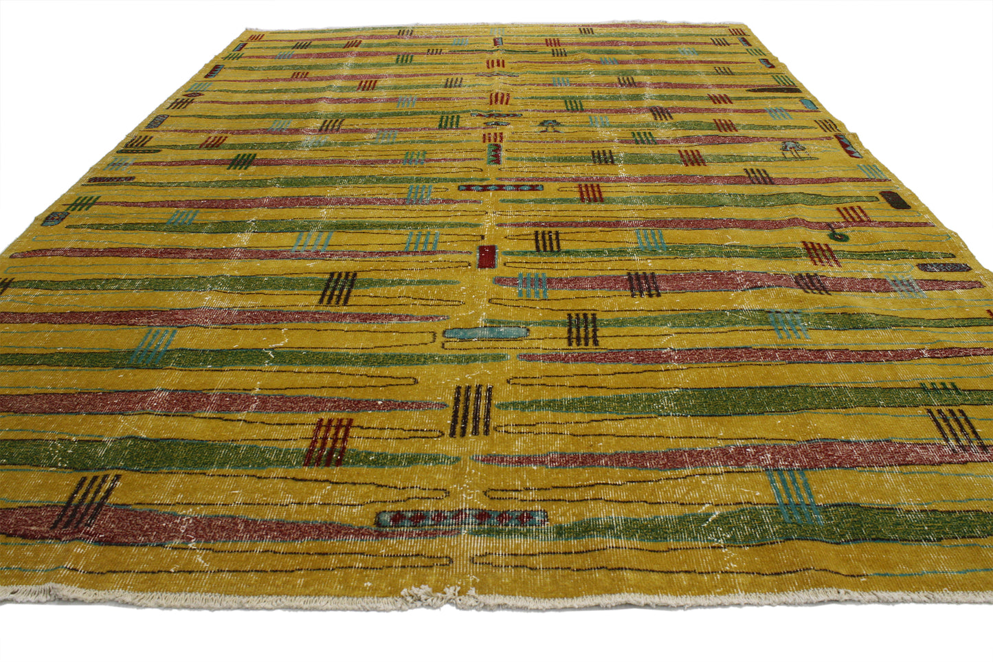 7 x 10 Vintage Turkish Sivas Rug 52125