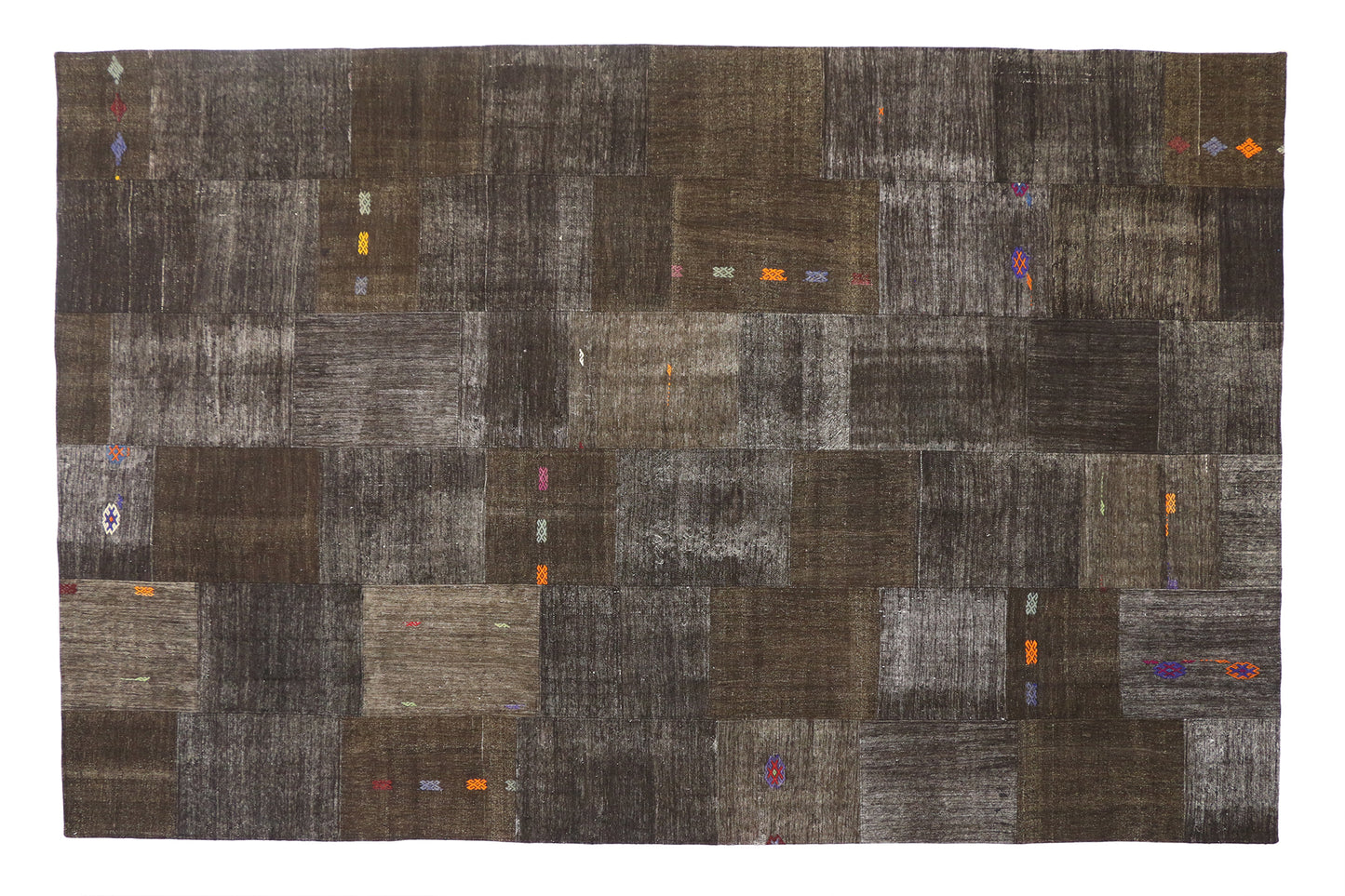 10 x 15 Vintage Patchwork Rug 52131