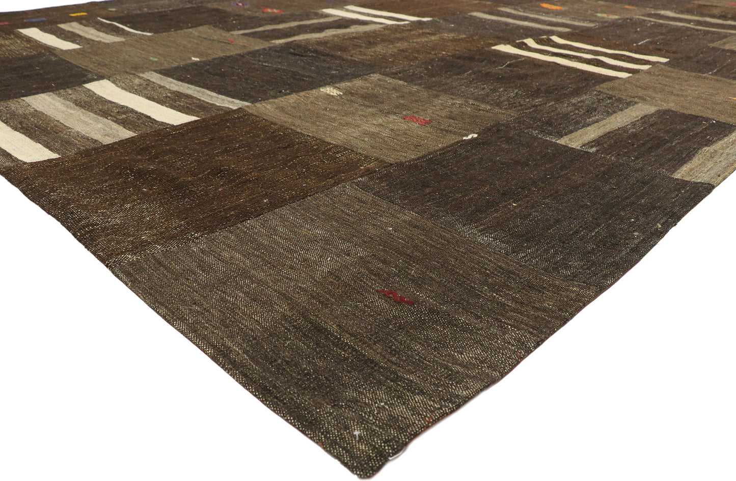 10 x 14 Vintage Turkish Patchwork Rug 52132
