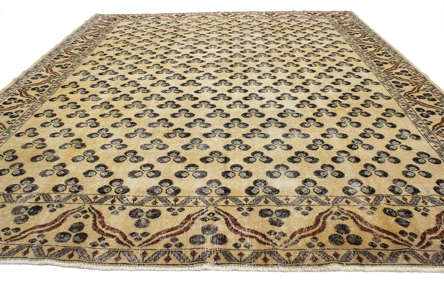 8 x 10 Vintage Turkish Sivas Rug 52136