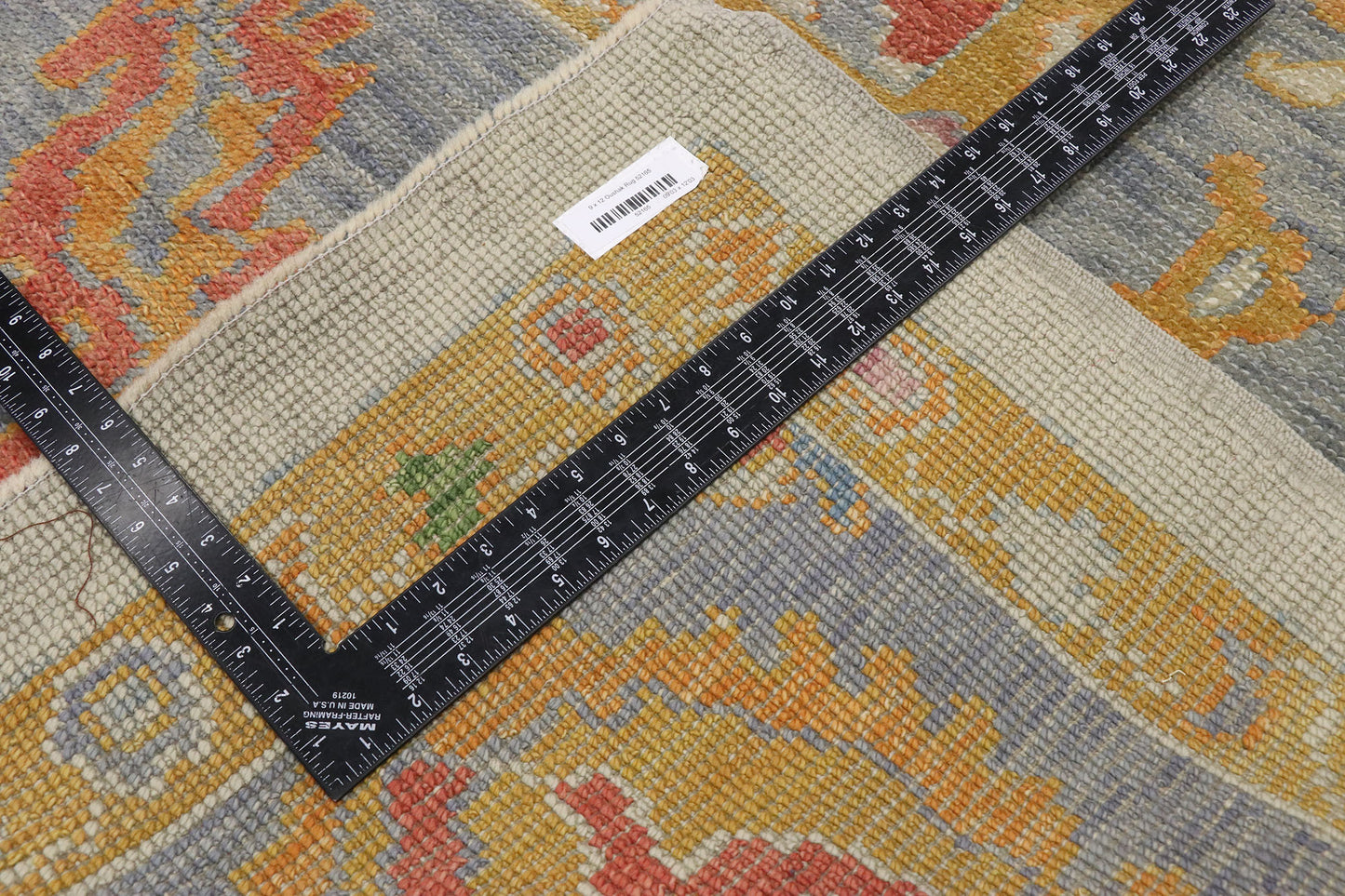 9 x 12 Colorful Turkish Oushak Rug 52165