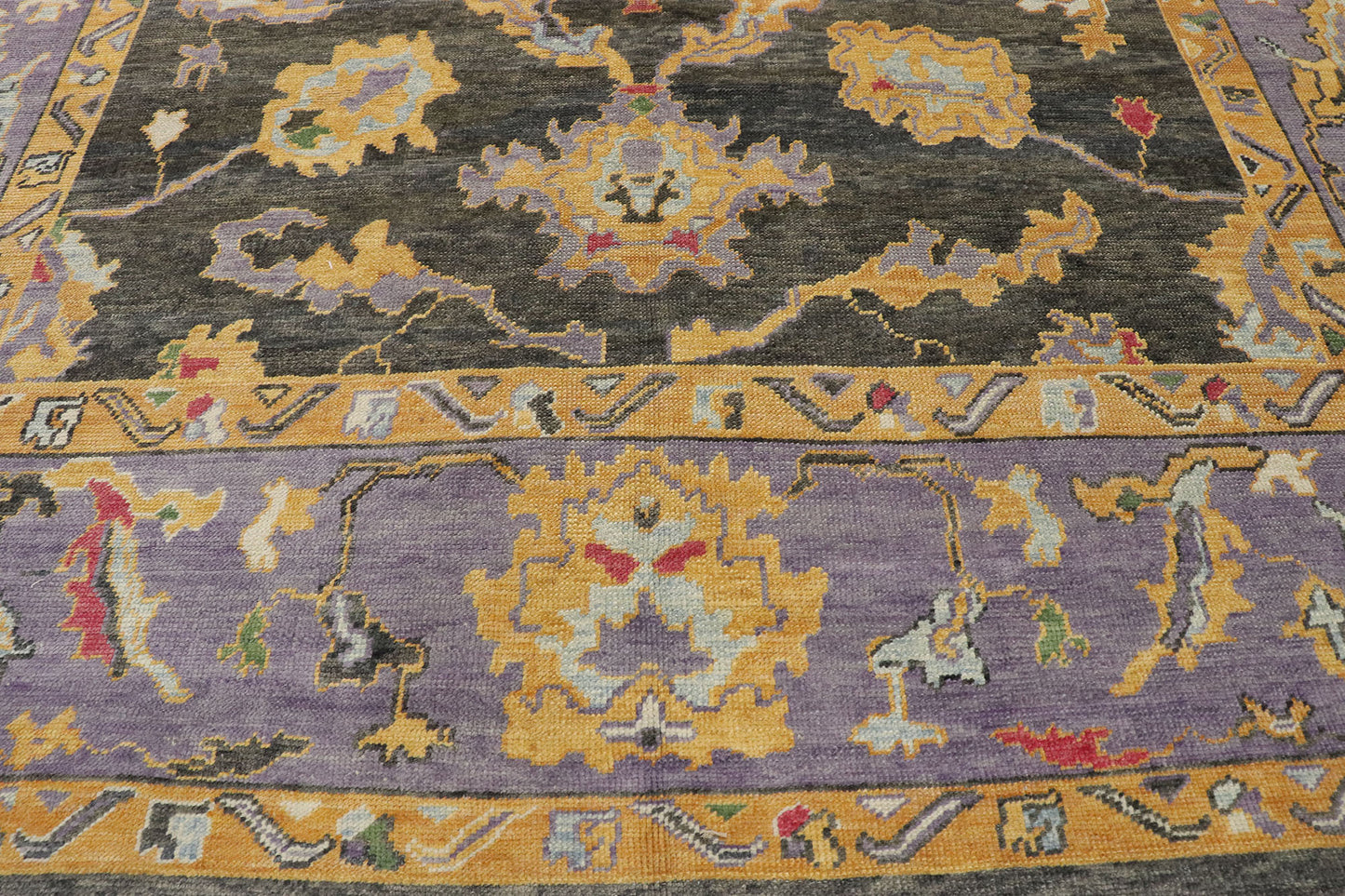 9 x 12 Colorful Turkish Oushak Rug 52168
