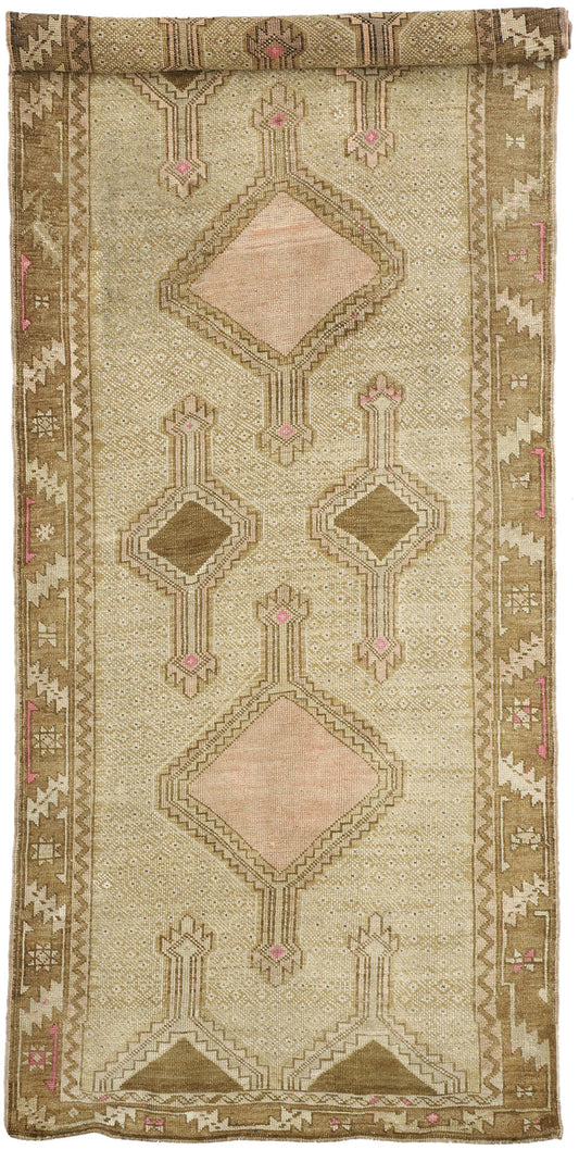 5 x 13 Vintage Turkish Kars Rug 52172