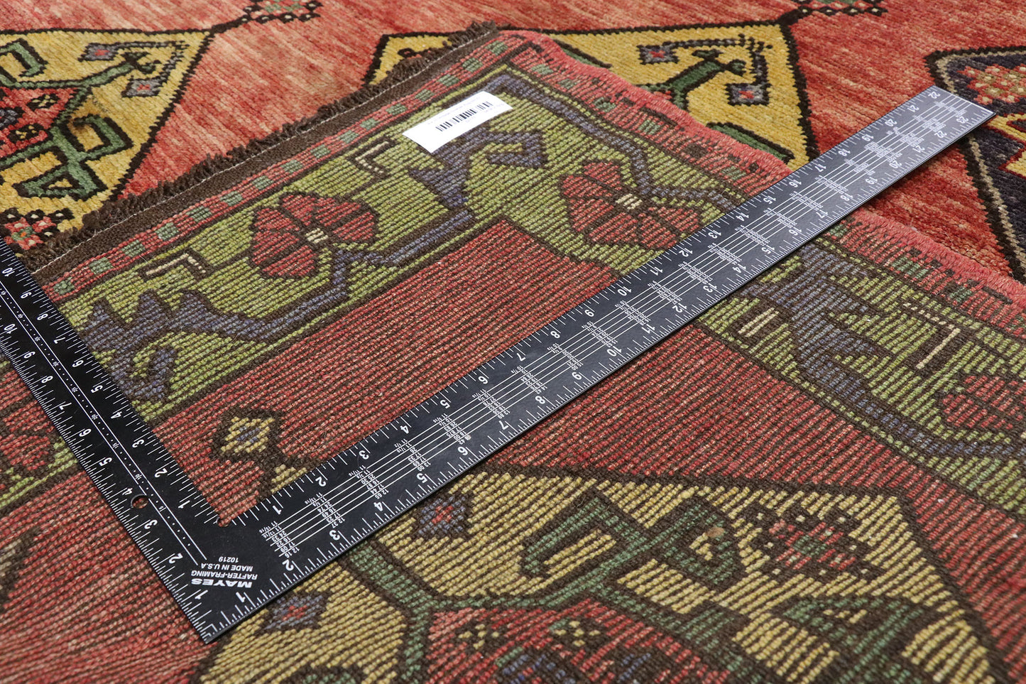 5 x 11 Vintage Turkish Oushak Rug 52177