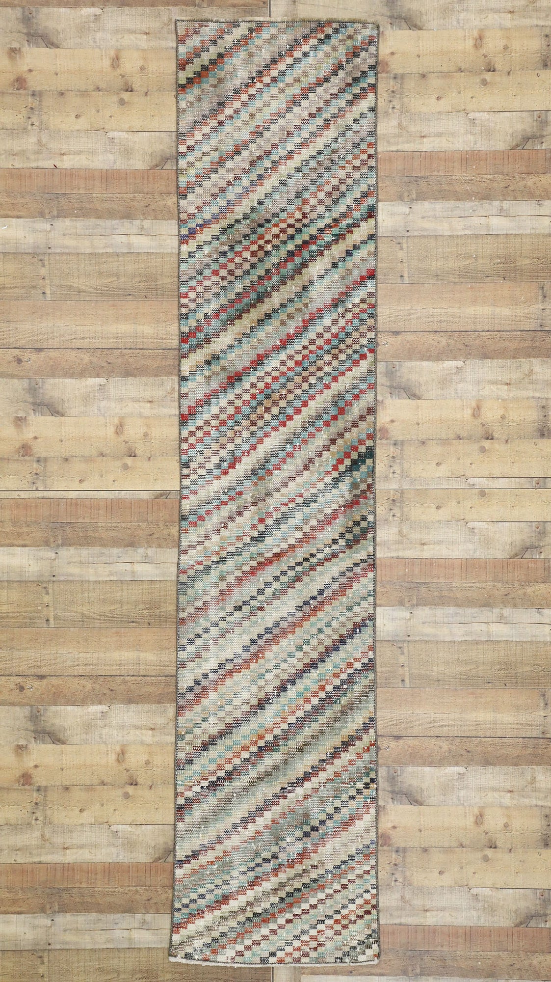 2 x 10 Vintage Turkish Sivas Runner 52193