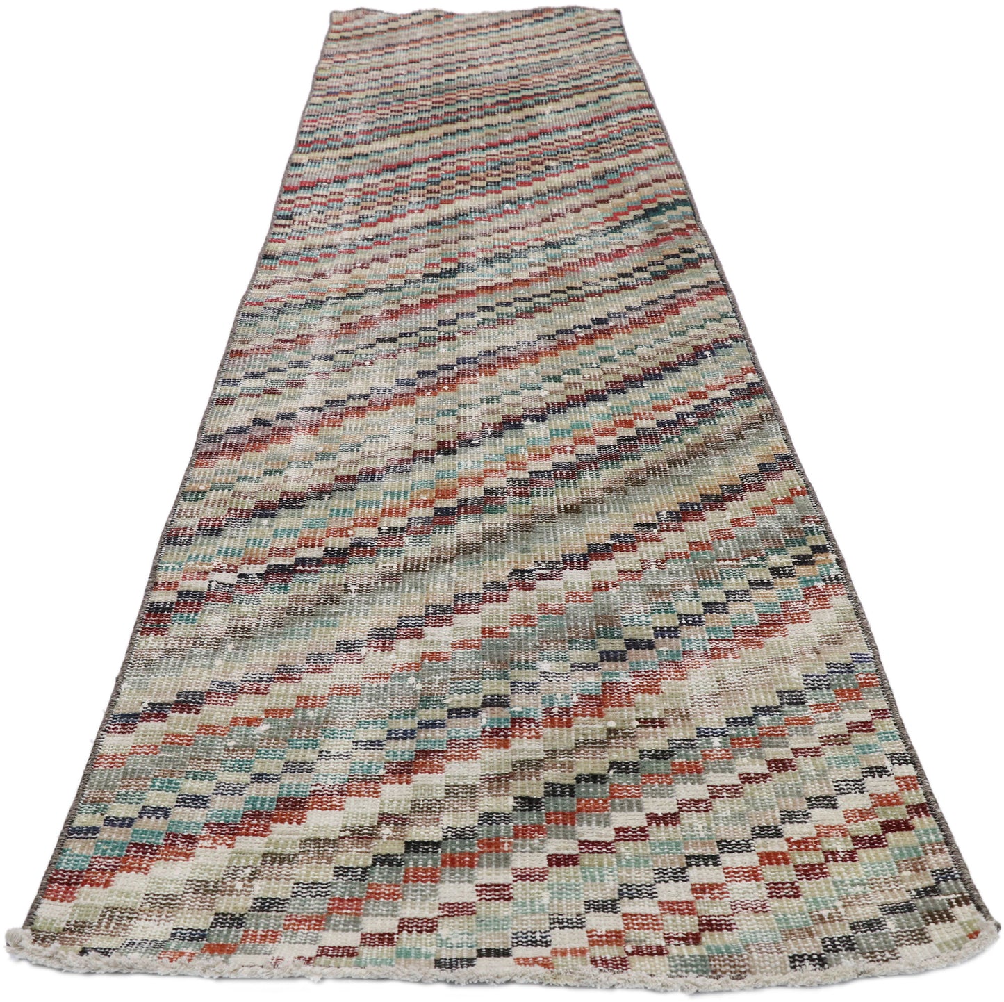 2 x 10 Vintage Turkish Sivas Runner 52193