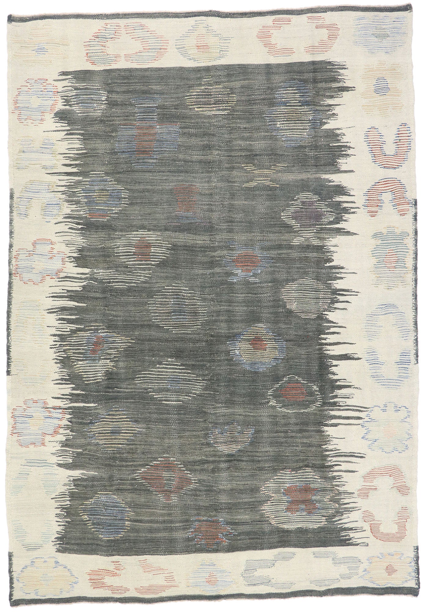 8 x 12 Modern Turkish Kilim Rug 52206
