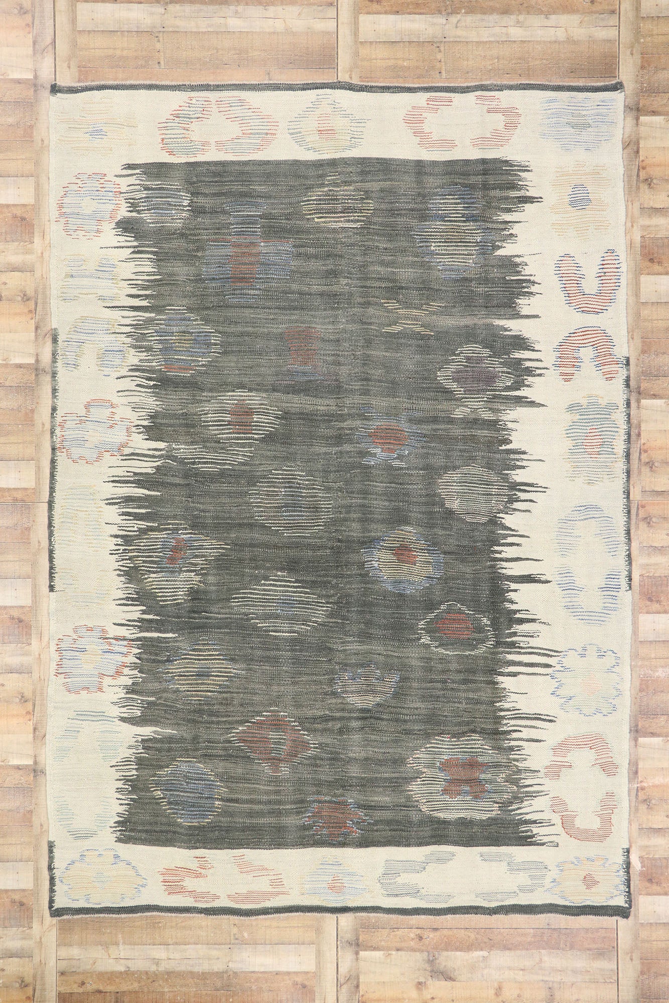 8 x 12 Modern Turkish Kilim Rug 52206
