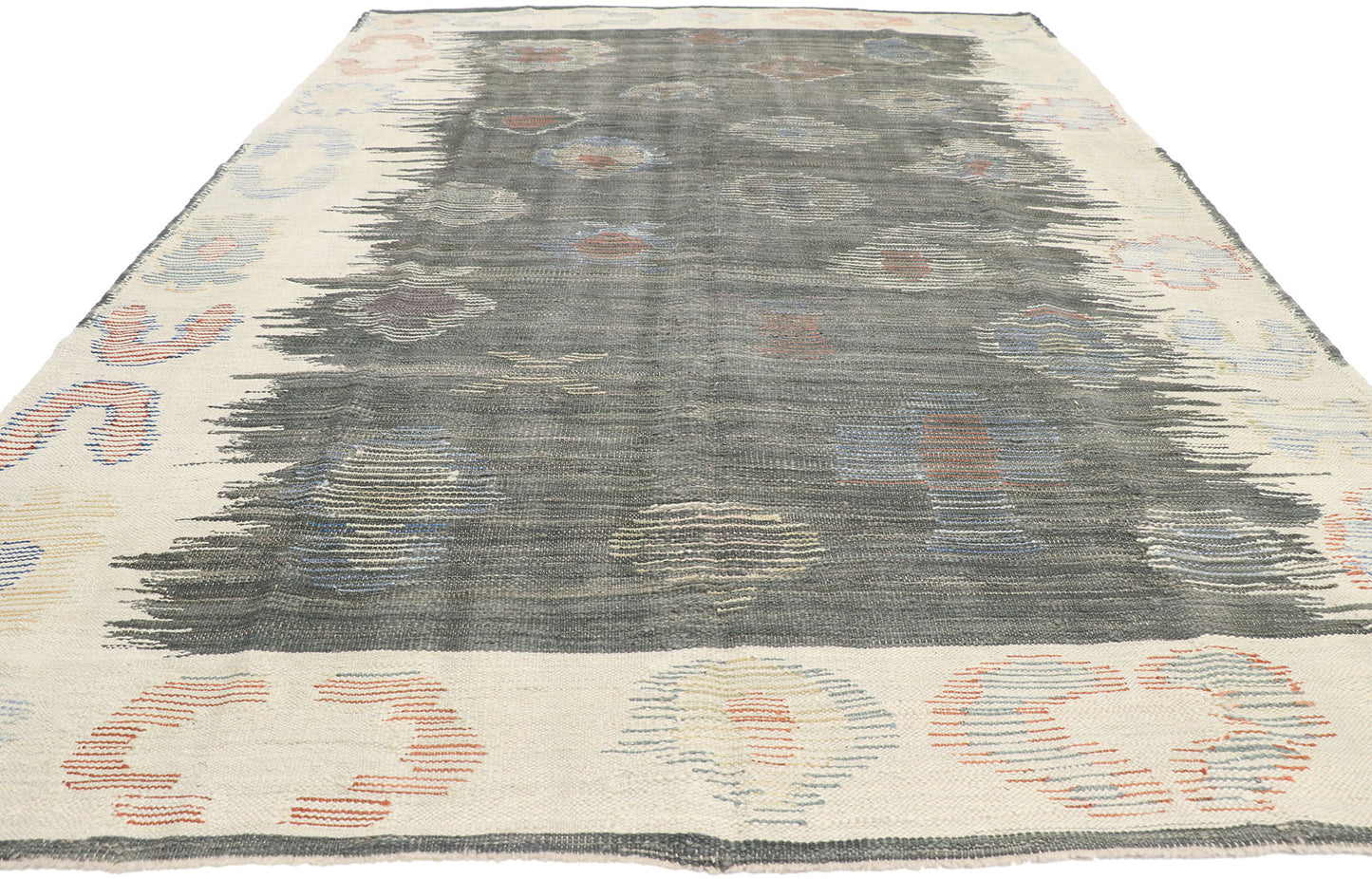 8 x 12 Modern Turkish Kilim Rug 52206