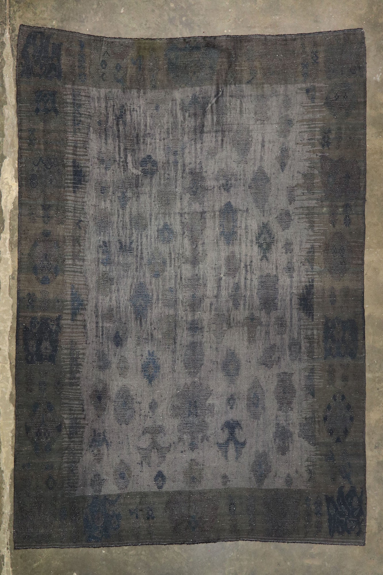 12 x 18 Large Turkish Kilim High-Low Rug 52222