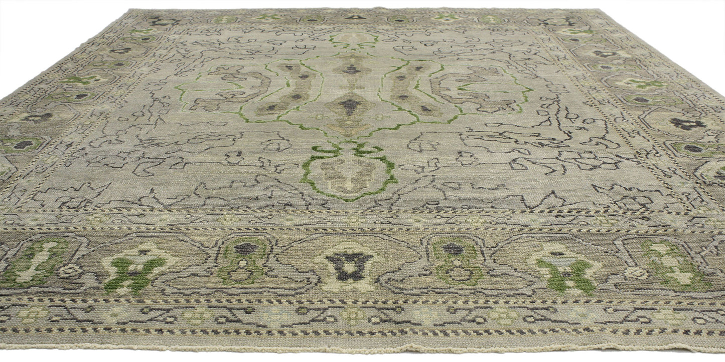 9 x 12 Modern Turkish Oushak Rug 52237