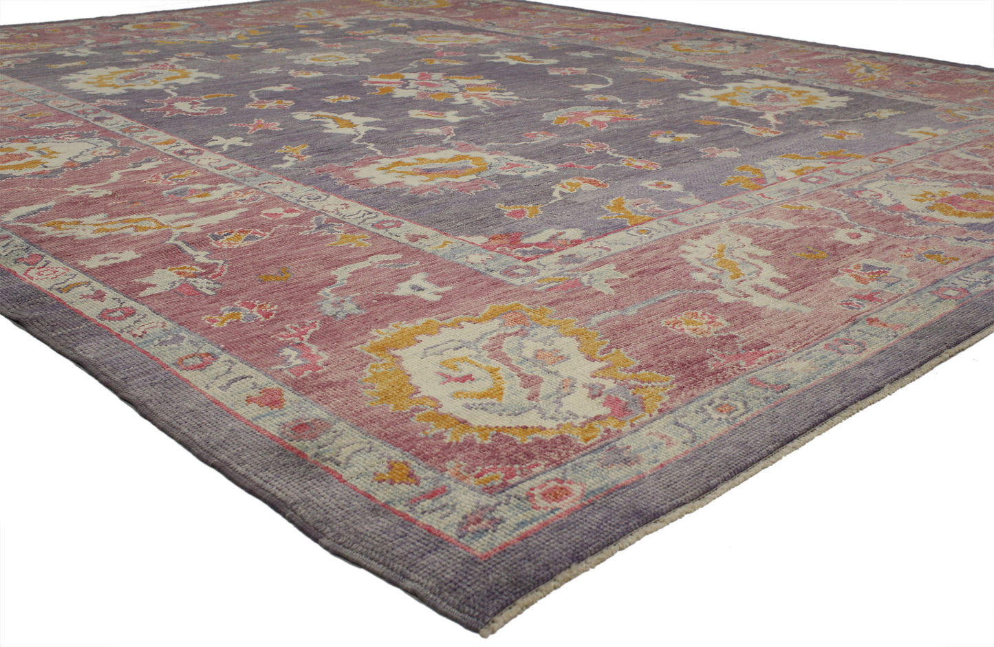 10 x 13 Colorful Turkish Oushak Rug 52241