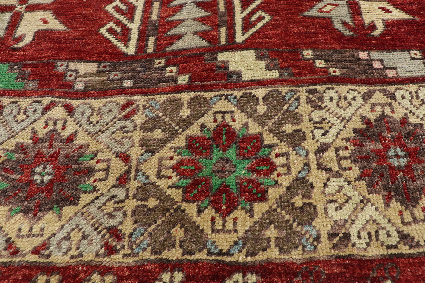 5 x 13 Vintage Oushak Rug 52249