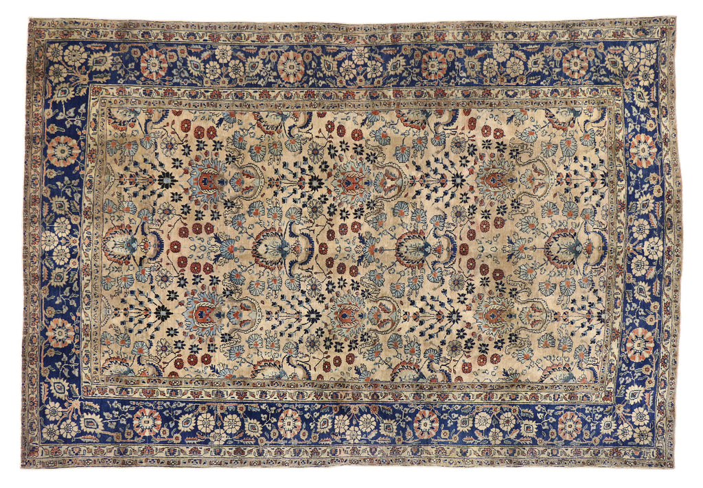 6 x 10 Antique Persian Sarouk Rug 52259