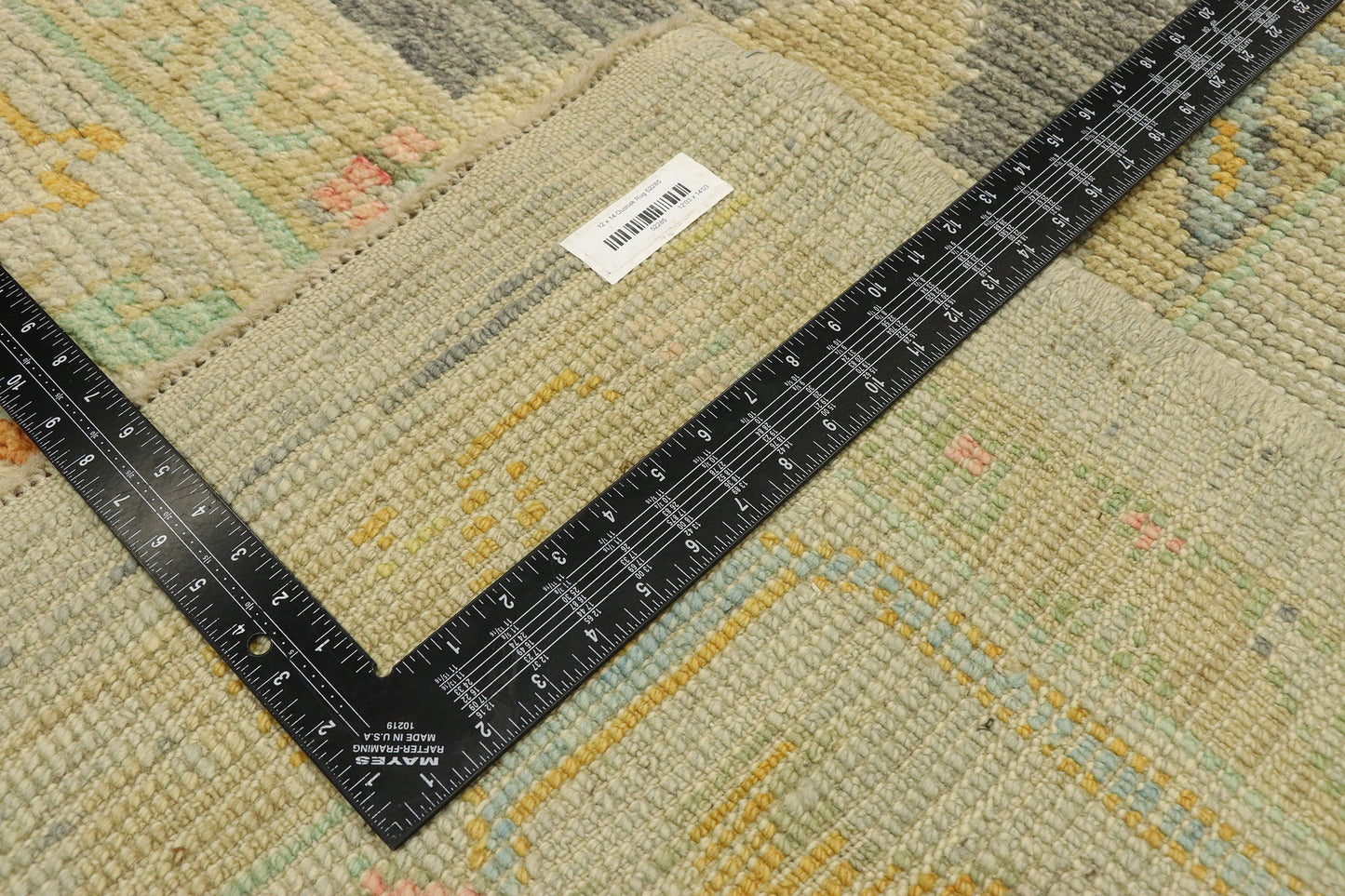 12 x 14 Contemporary Turkish Oushak Rug 52285