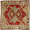 3 x 3 Vintage Turkish Oushak Rug 52323