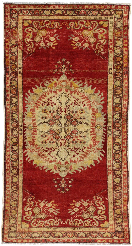 3 x 6 Vintage Turkish Oushak Rug 52329