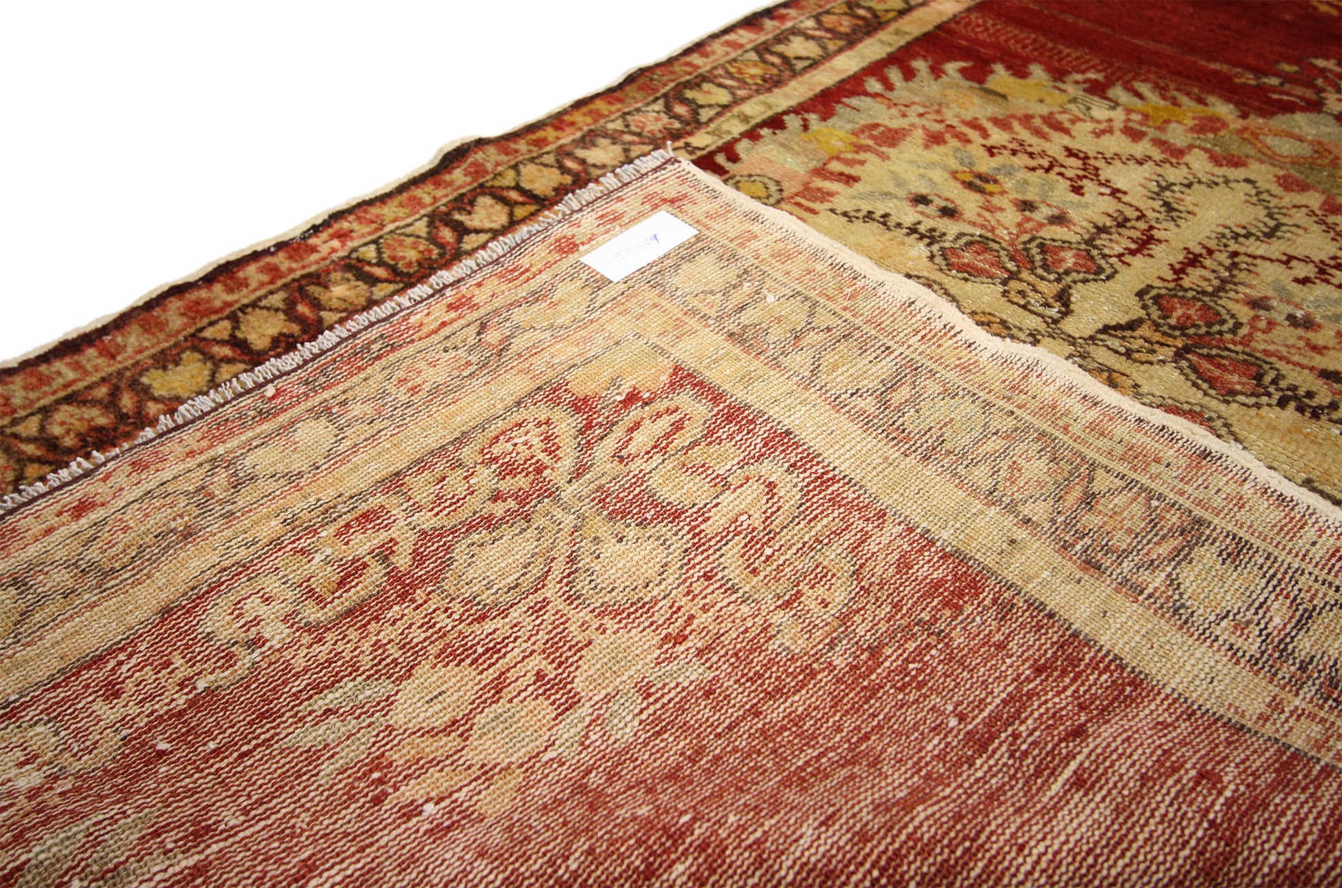 3 x 6 Vintage Turkish Oushak Rug 52329