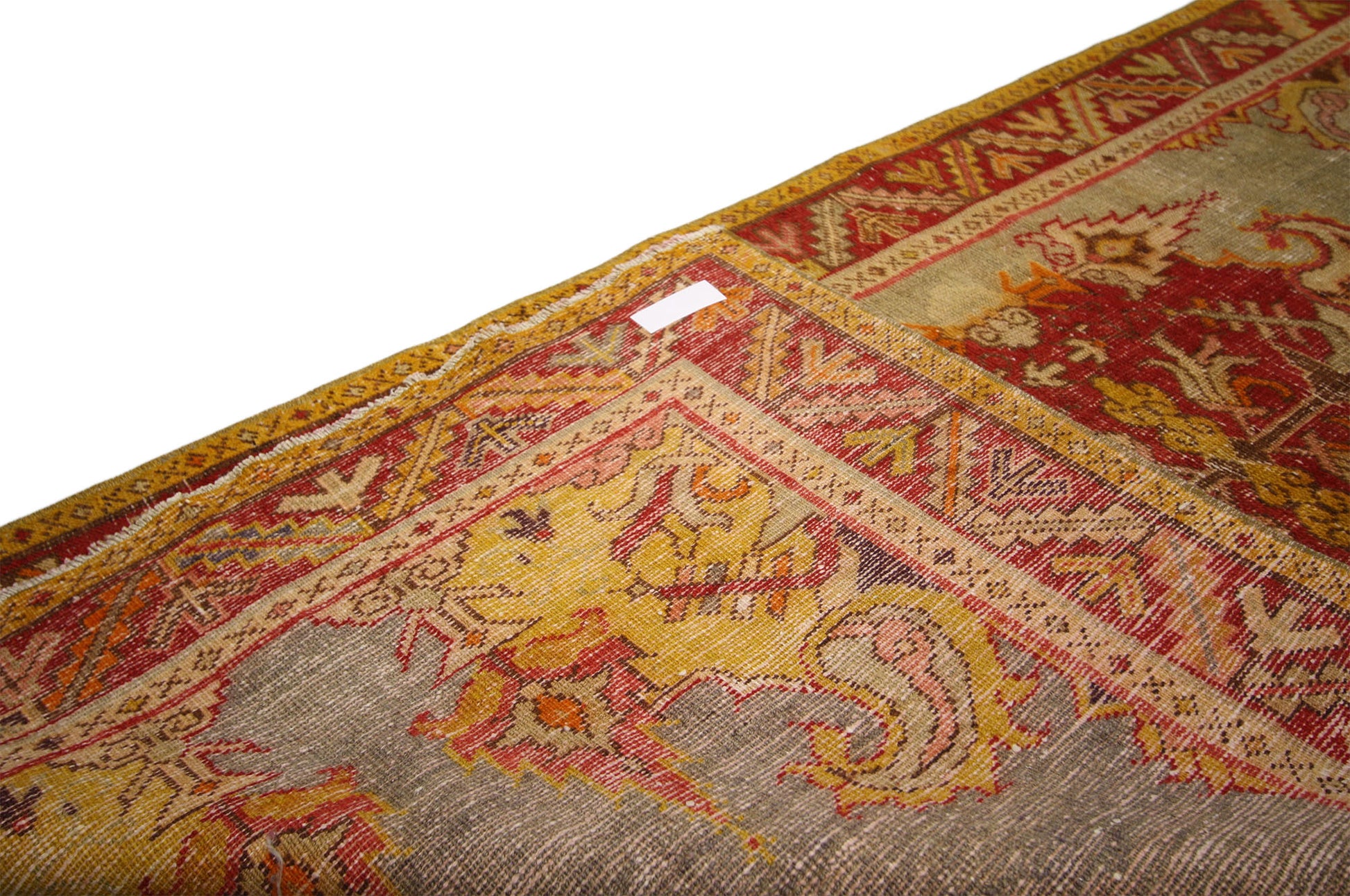 3 x 6 Vintage Turkish Oushak Rug 52340