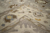 10 x 13 Earth-Tone Turkish Oushak Rug 52360