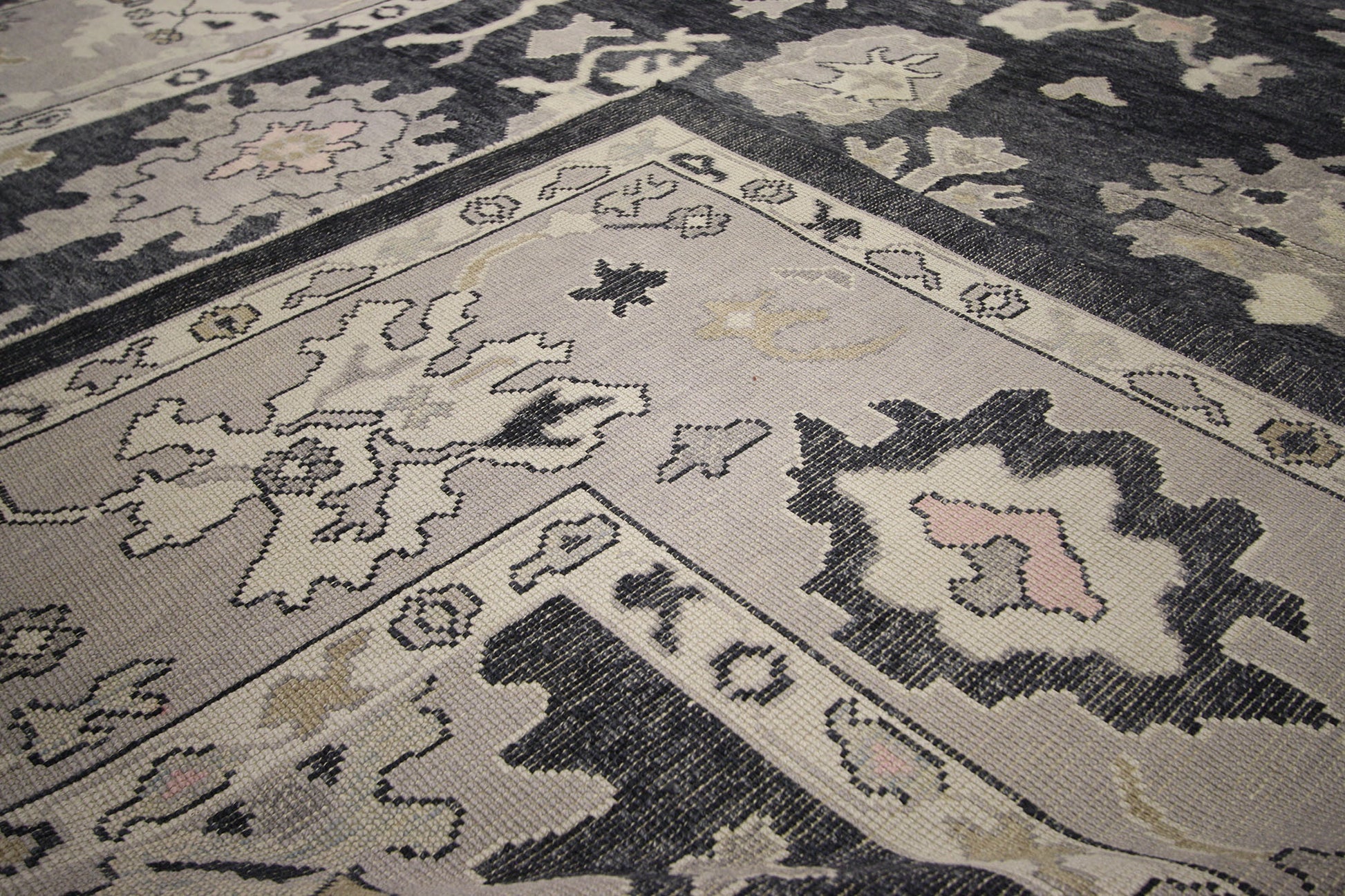 9 x 12 Modern Turkish Oushak Rug 52361