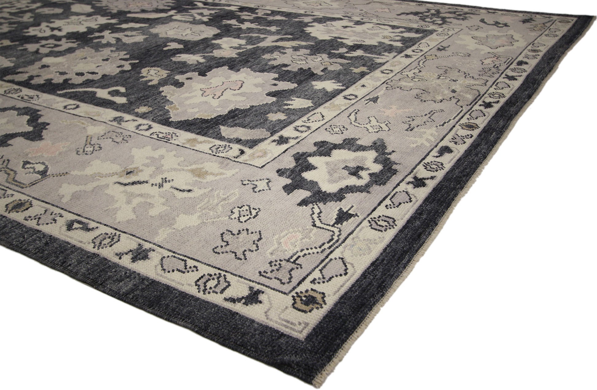 9 x 12 Modern Turkish Oushak Rug 52361