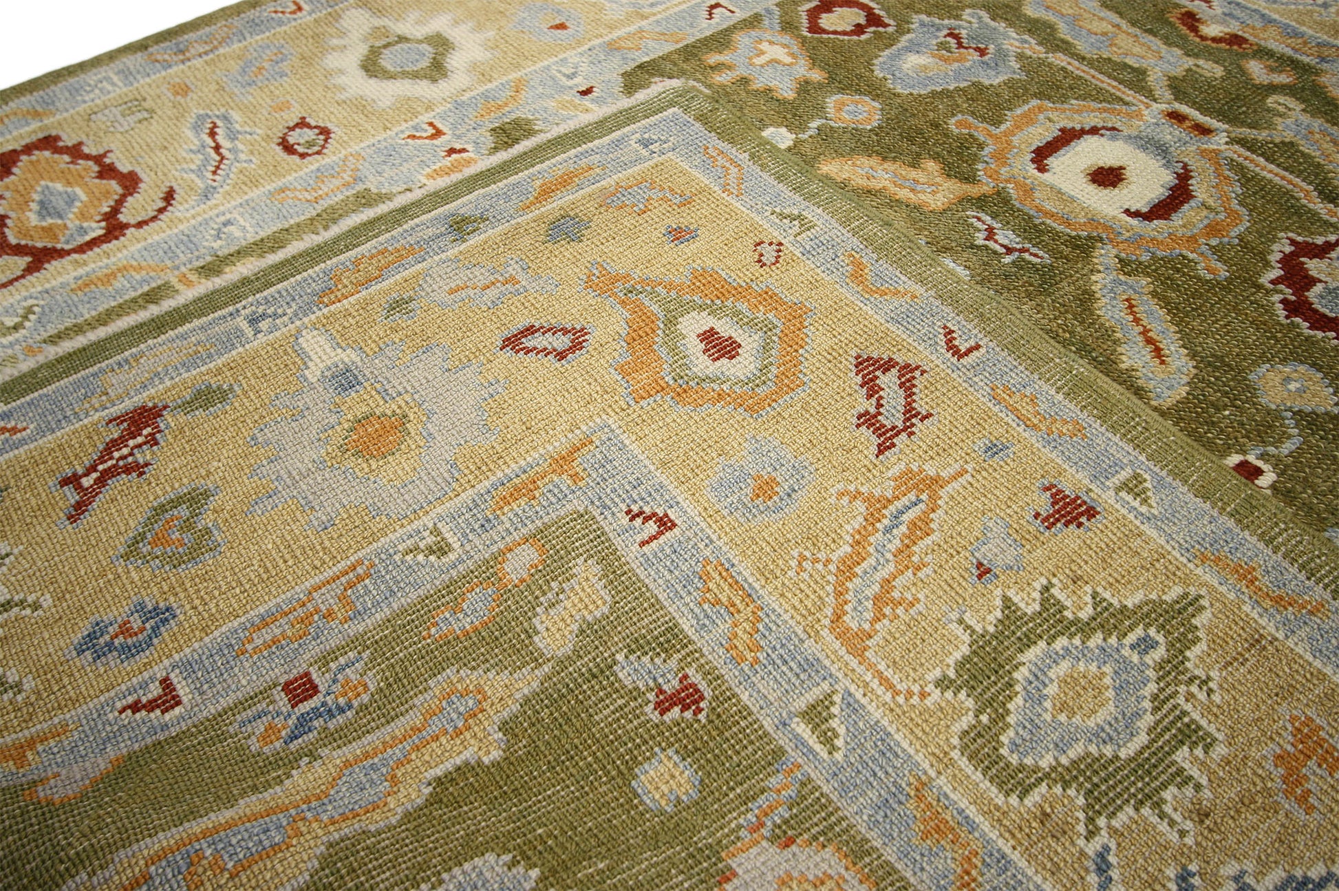 5 x 7 Earthy Turkish Oushak Rug 52365