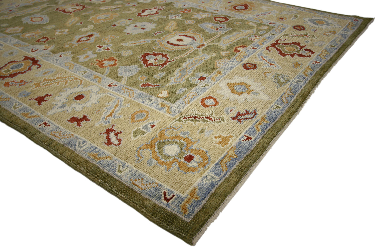 5 x 7 Earthy Turkish Oushak Rug 52365