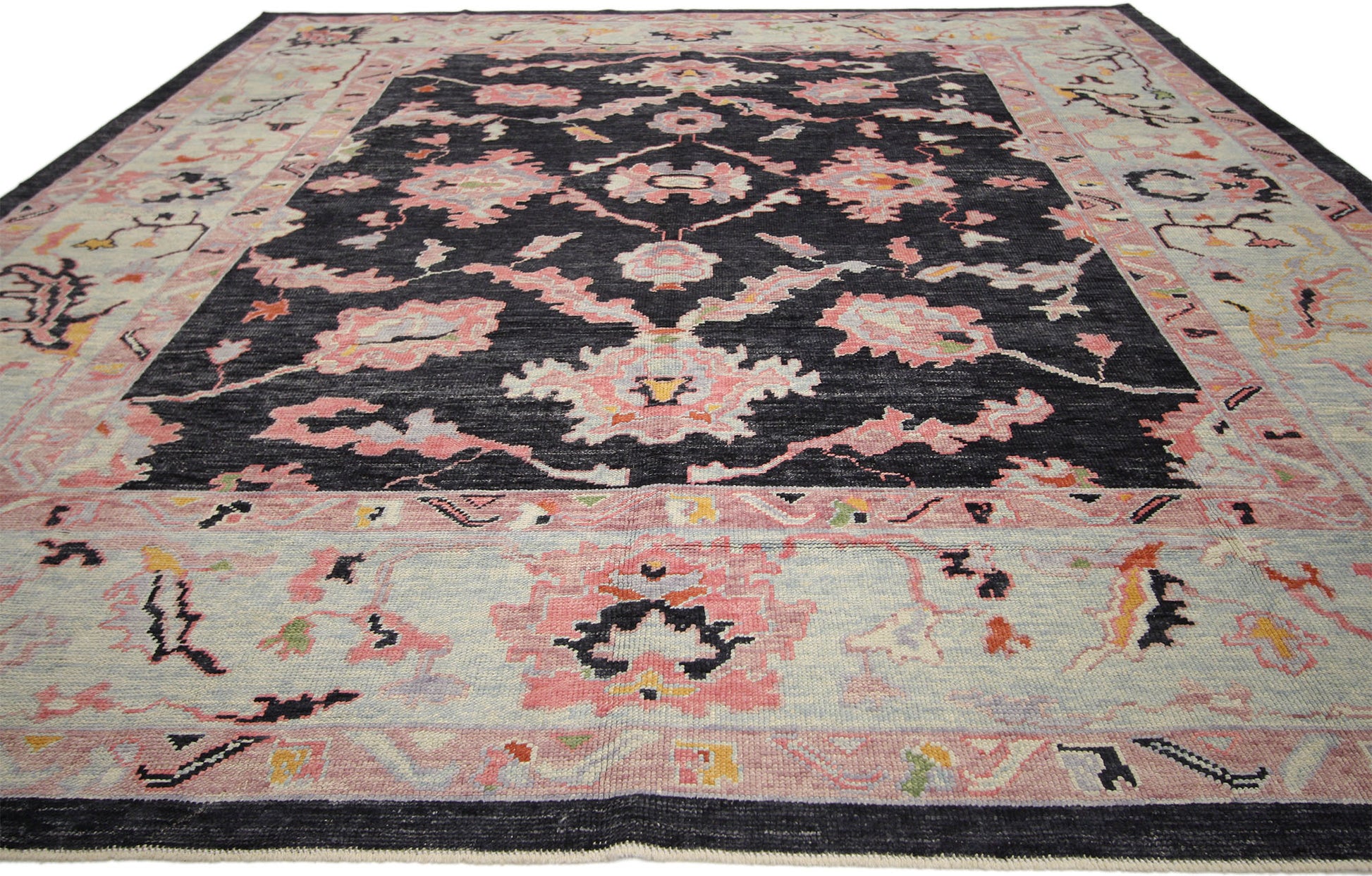 10 x 11 Colorful Turkish Oushak Rug 52375