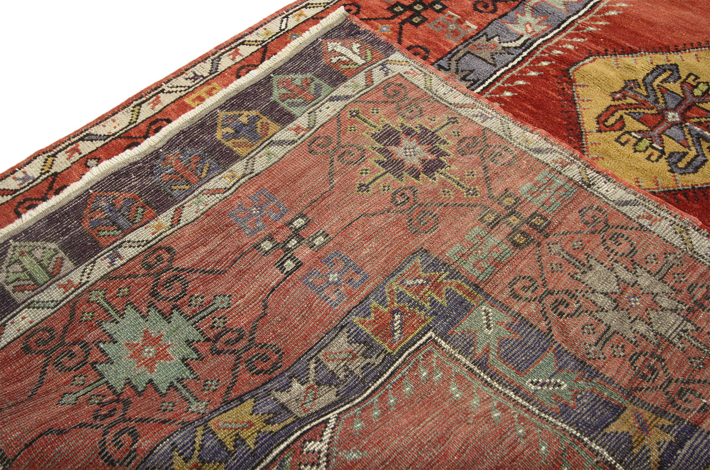 4 x 7 Vintage Oushak Rug 52391