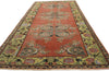 5 x 10 Vintage Turkish Oushak Rug 52392
