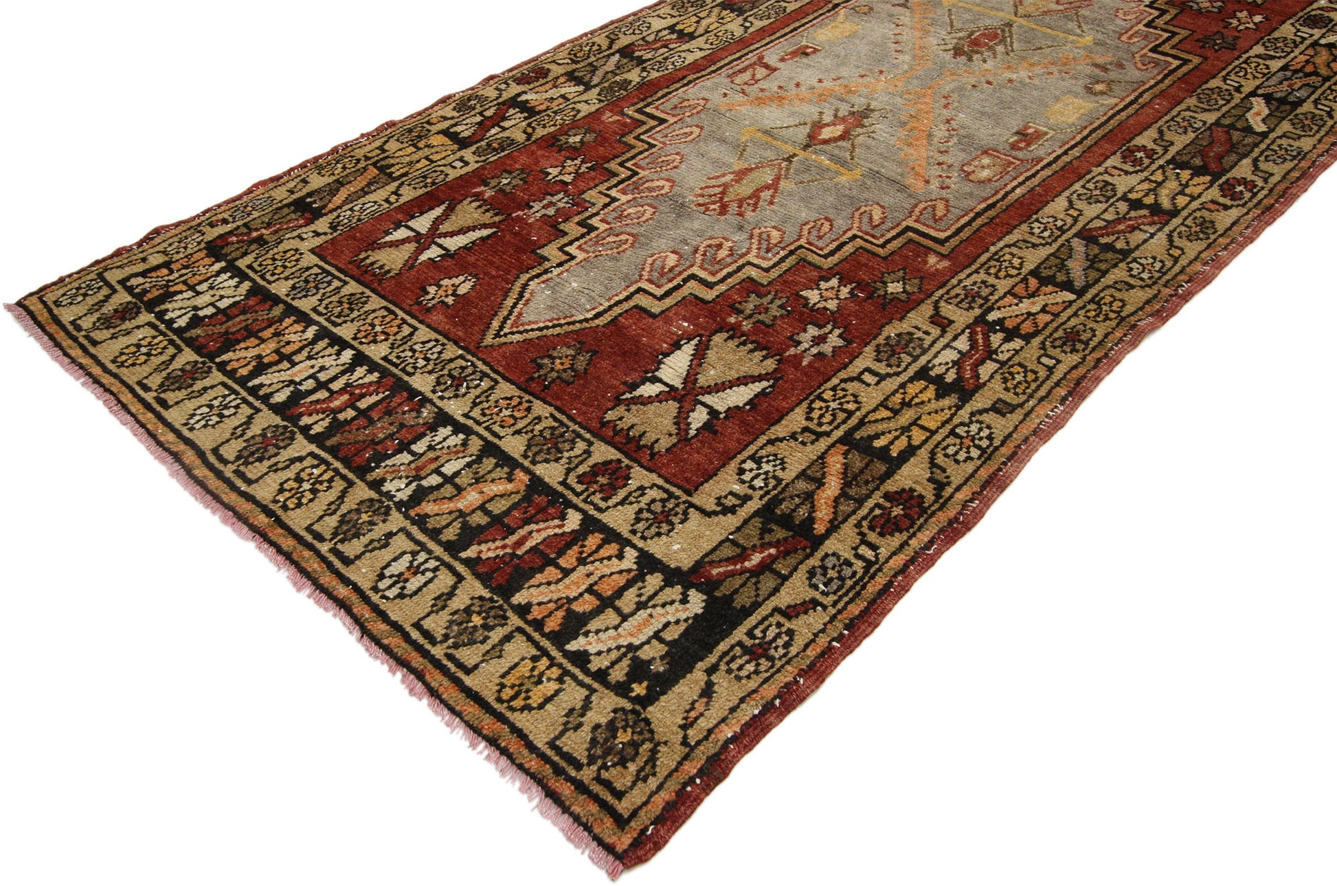 3 x 11 Vintage Oushak Runner 52405