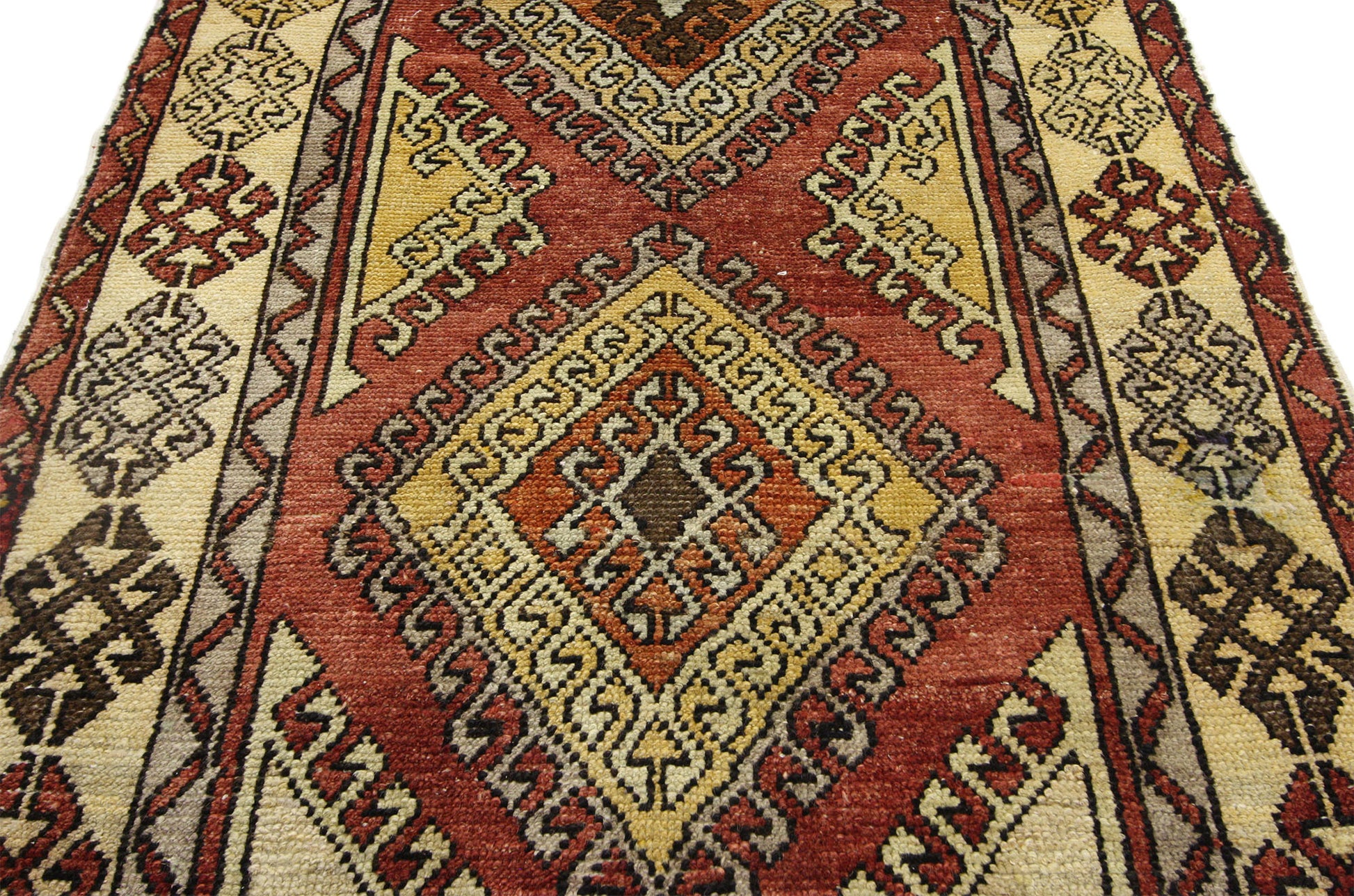 4 x 9 Vintage Turkish Oushak Rug 52412