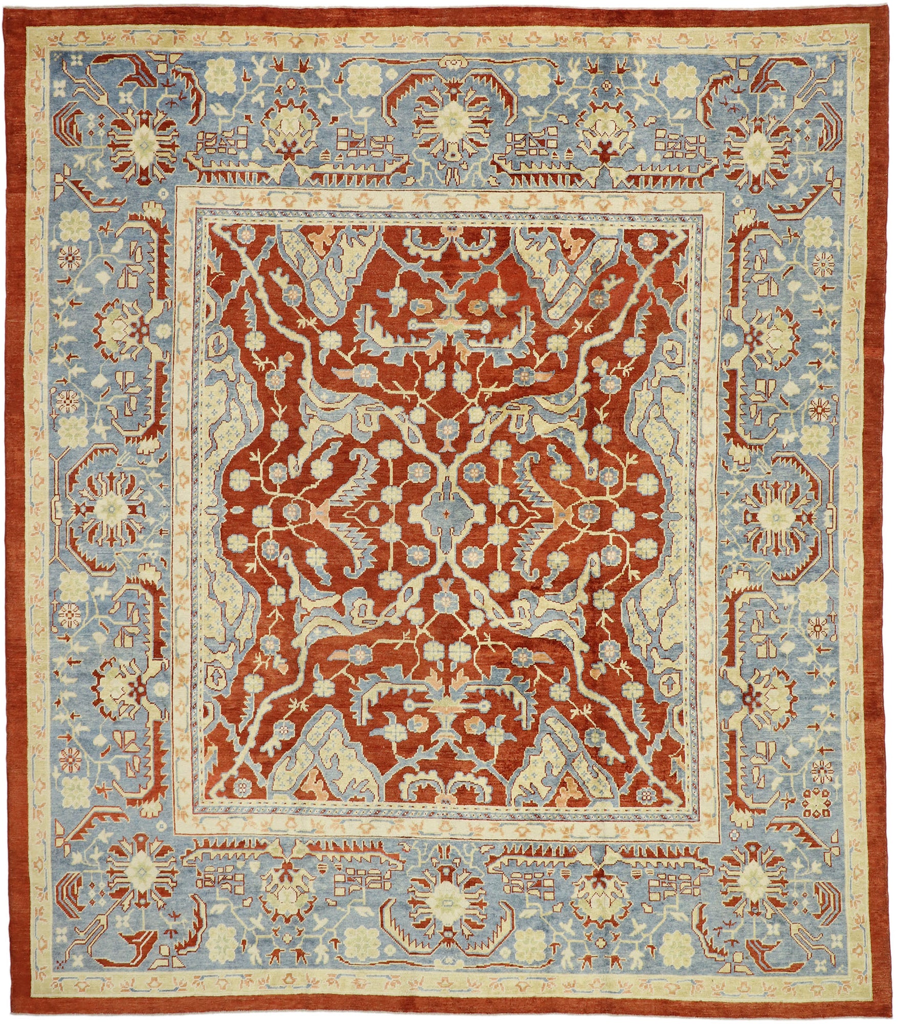 12 x 14 Turkish Oushak Rug 52429