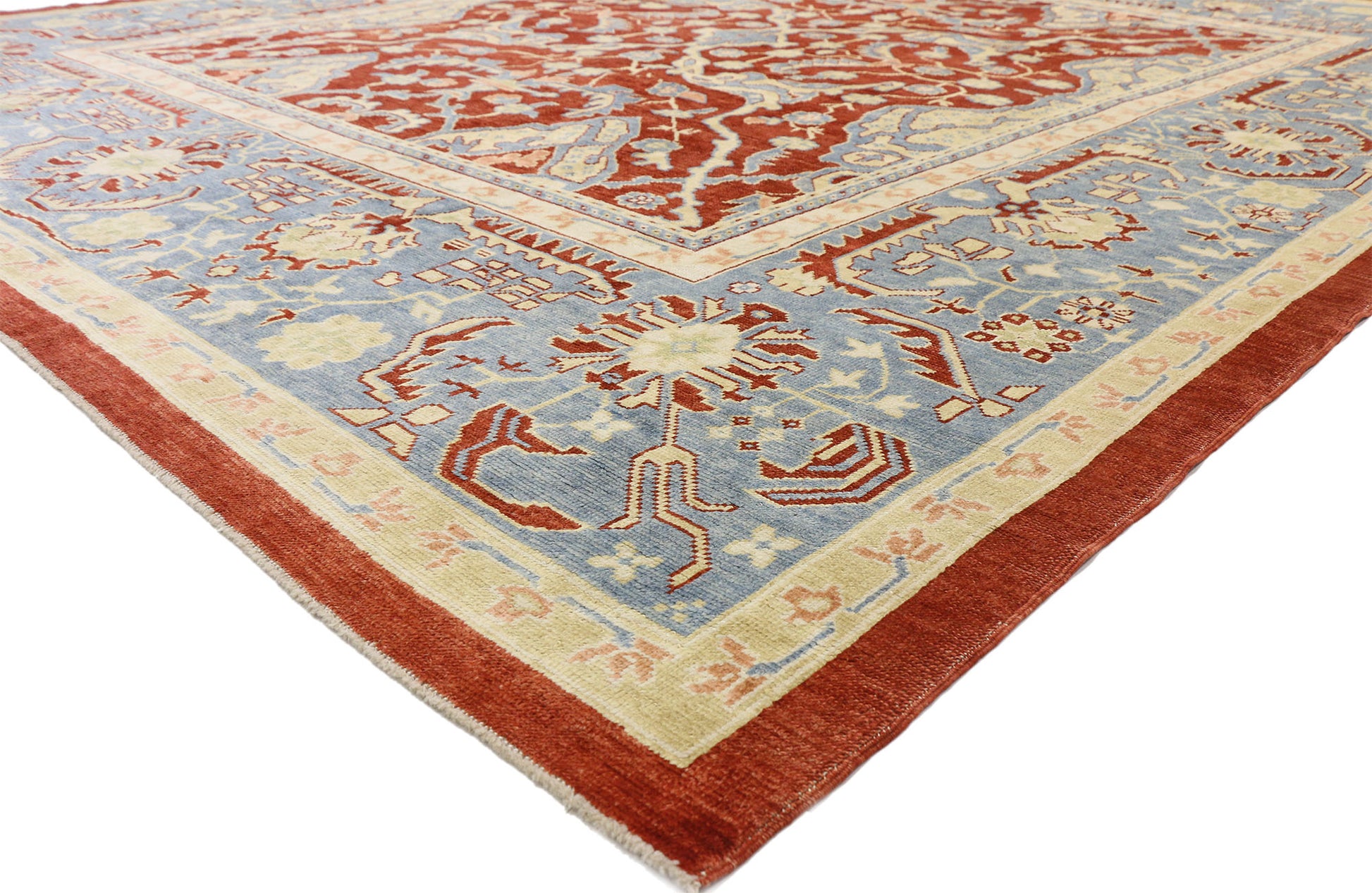 12 x 14 Turkish Oushak Rug 52429