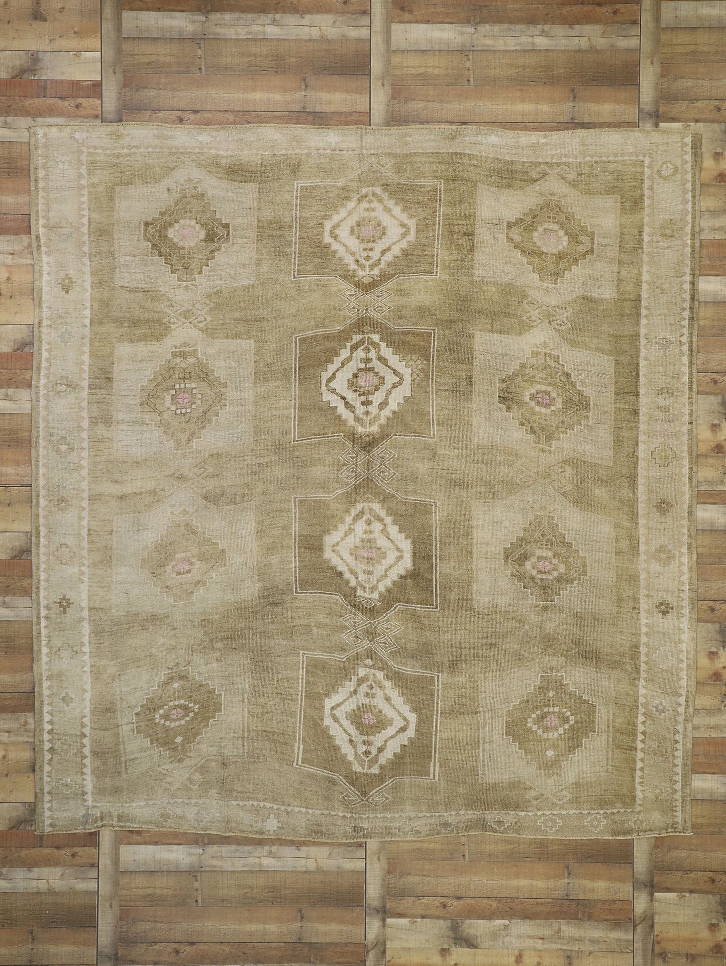 10 x 11 Vintage Turkish Kars Rug 52456