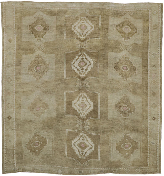 10 x 11 Vintage Turkish Kars Rug 52456