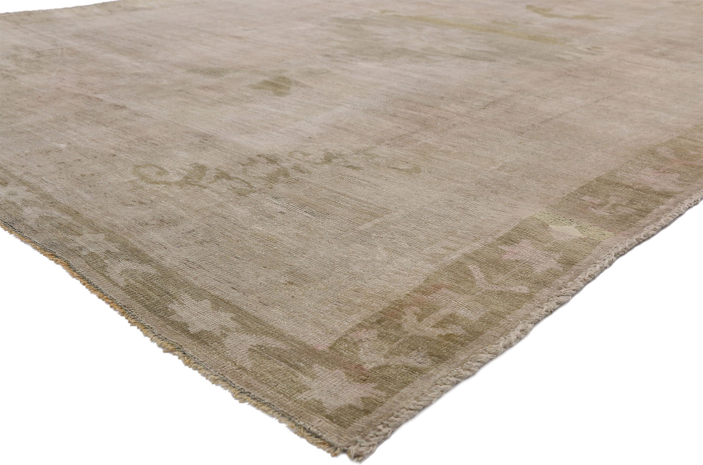 8 x 11 Vintage Turkish Oushak Rug 52472