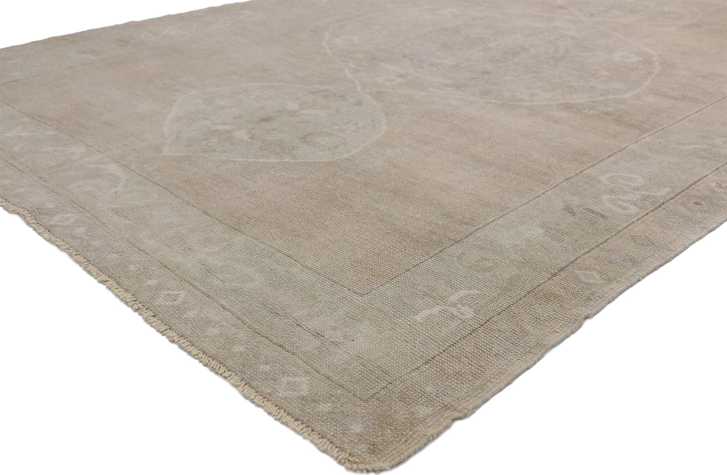 5 x 12 Vintage Turkish Oushak Rug 52479