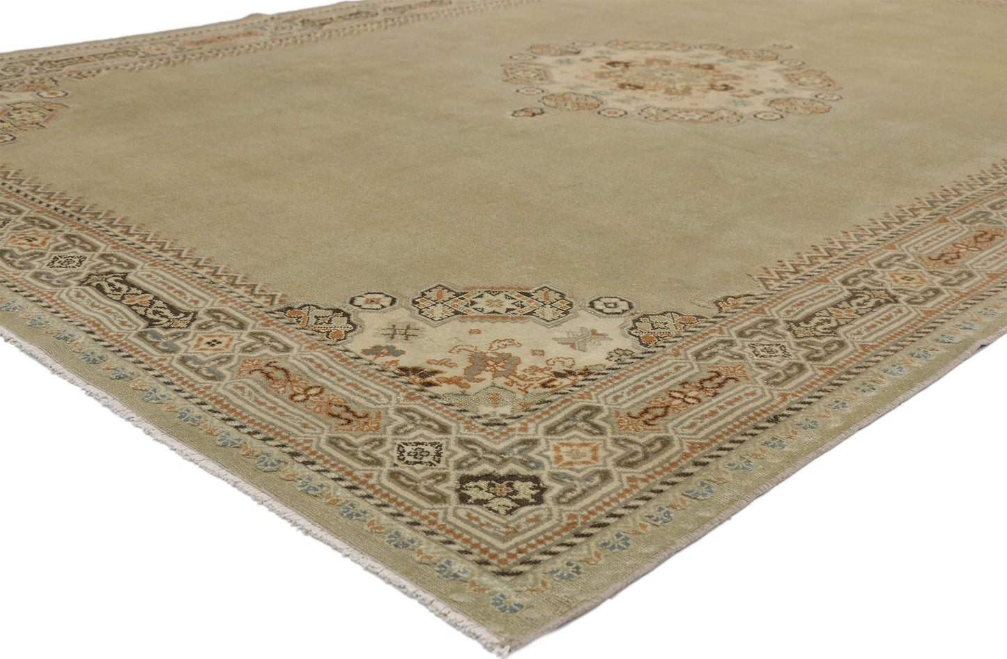 7 x 10 Antique Persian Malayer Rug 52495