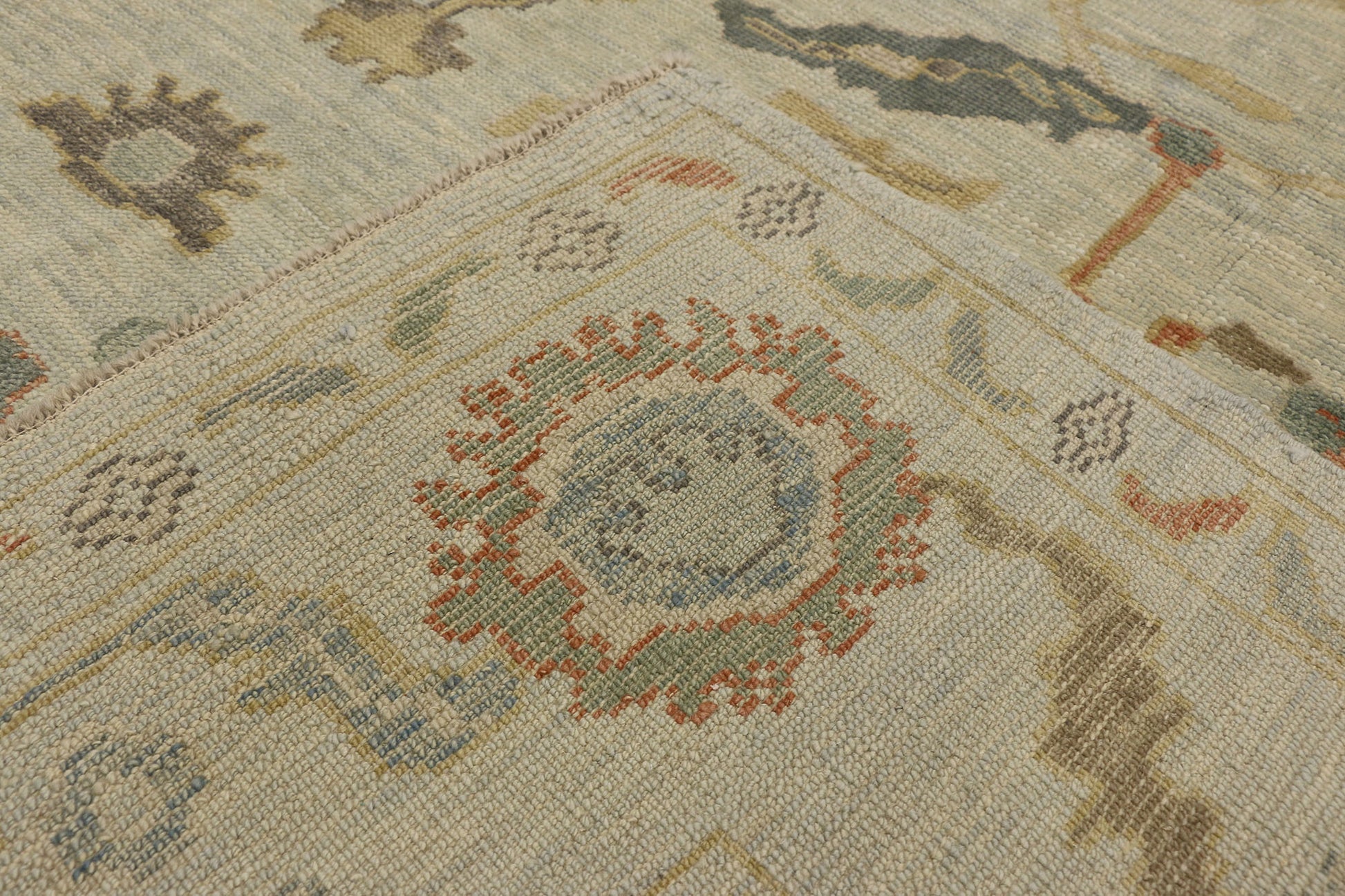 8 x 10 Contemporary Turkish Oushak Rug 52515