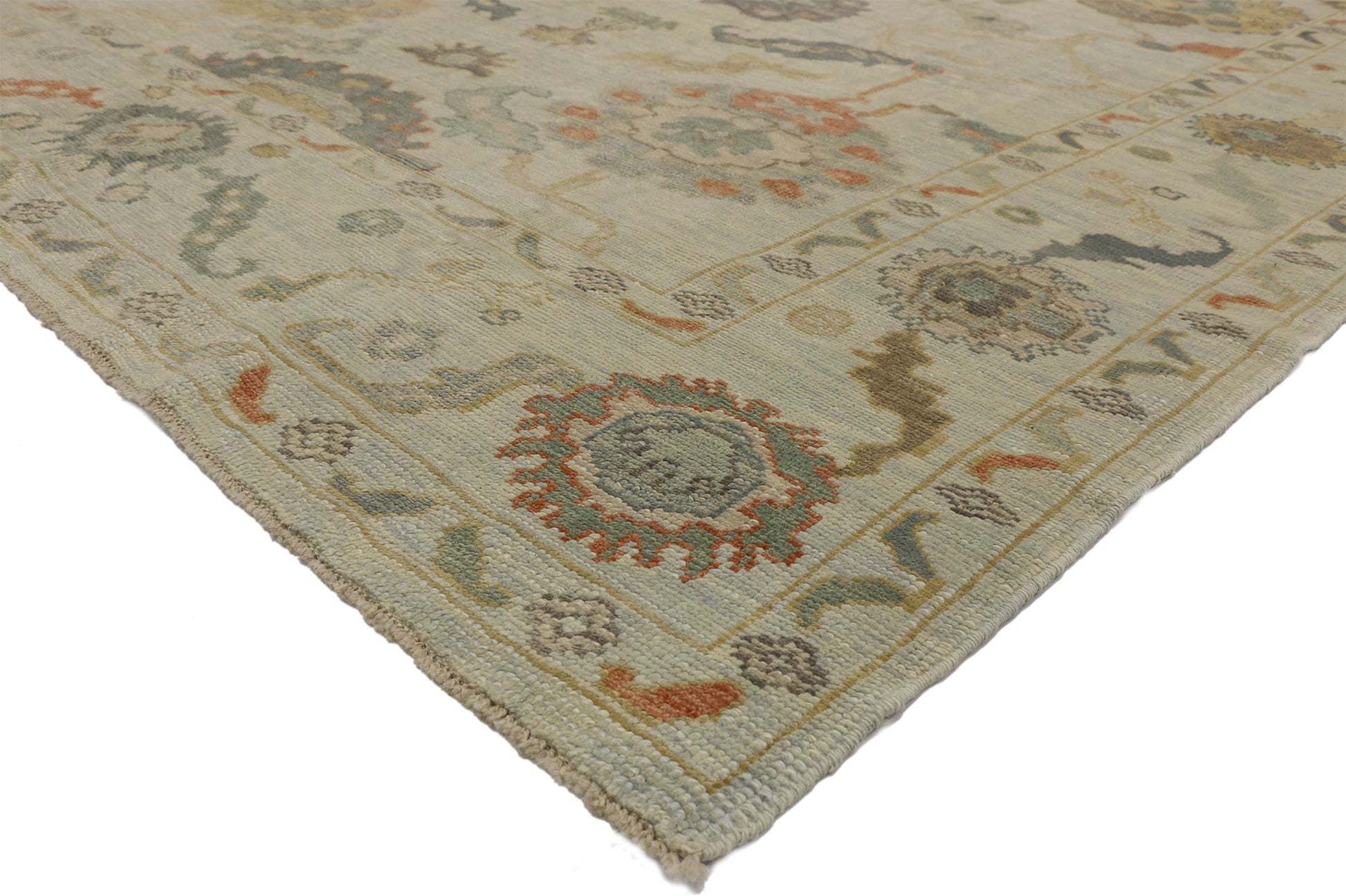 8 x 10 Contemporary Turkish Oushak Rug 52515