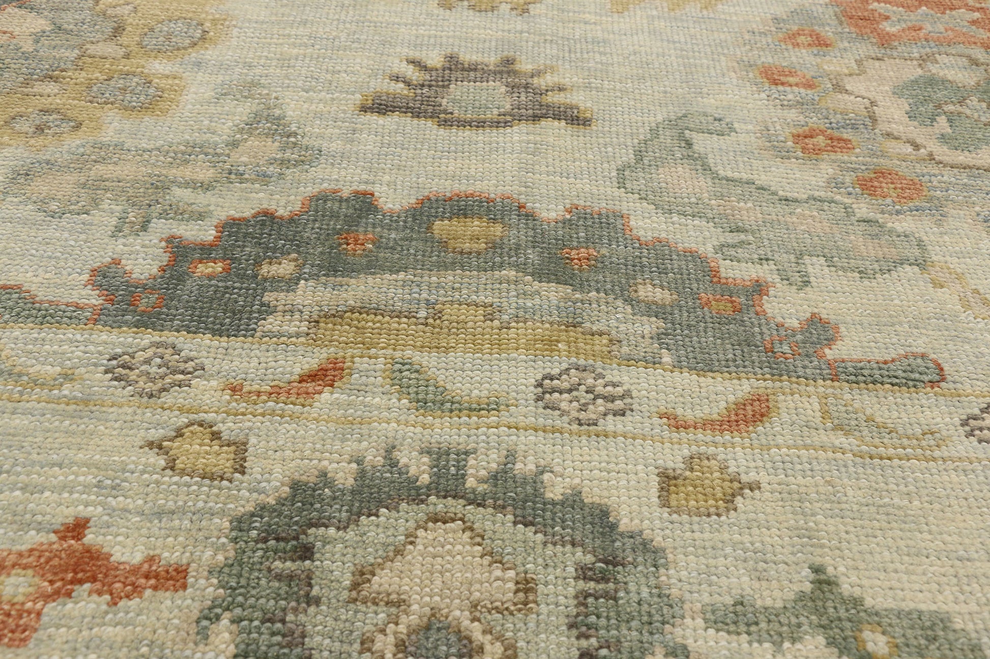 8 x 10 Contemporary Turkish Oushak Rug 52515