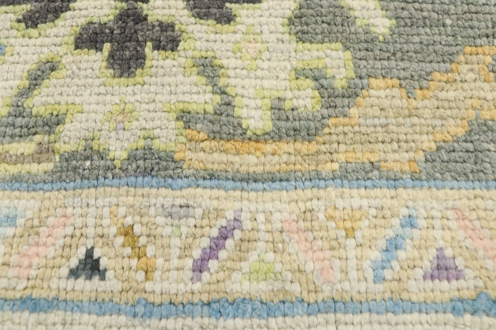 11 x 14 Colorful Turkish Oushak Rug 52528