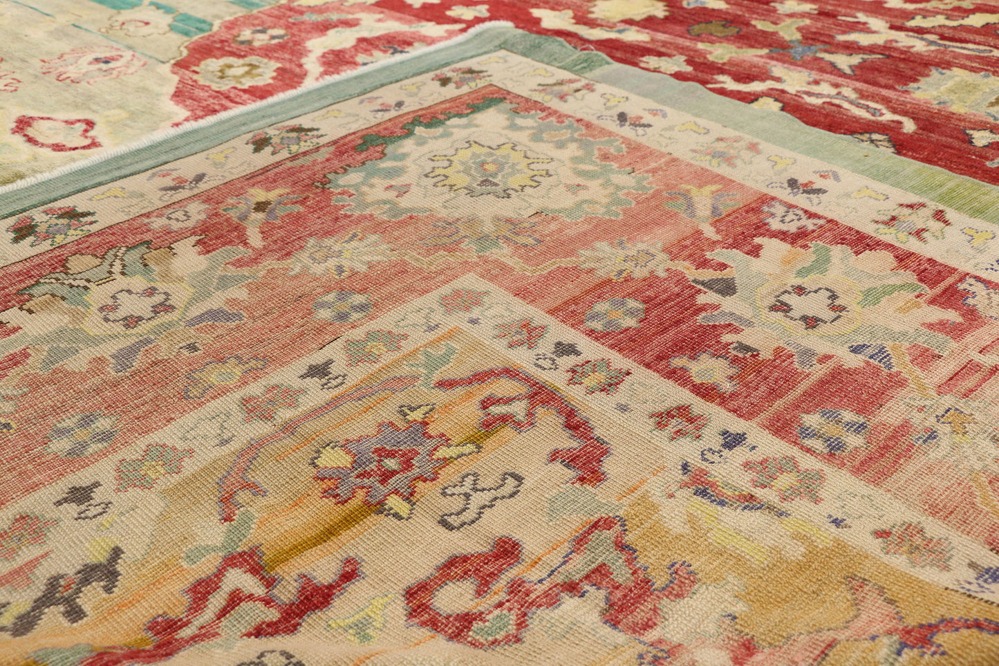 12 x 15 Modern Turkish Oushak Rug 52508