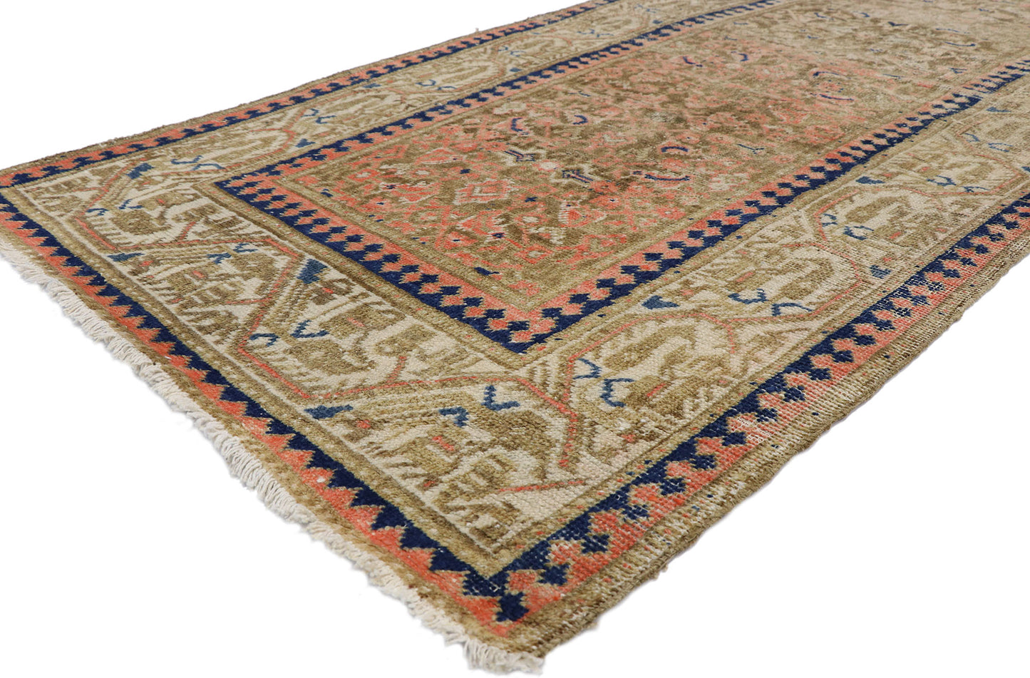 4 x 13 Vintage Turkish Sivas Runner 52548