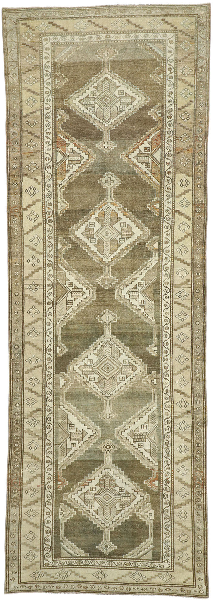 4 x 12 Antique Persian Malayer Runner 52563